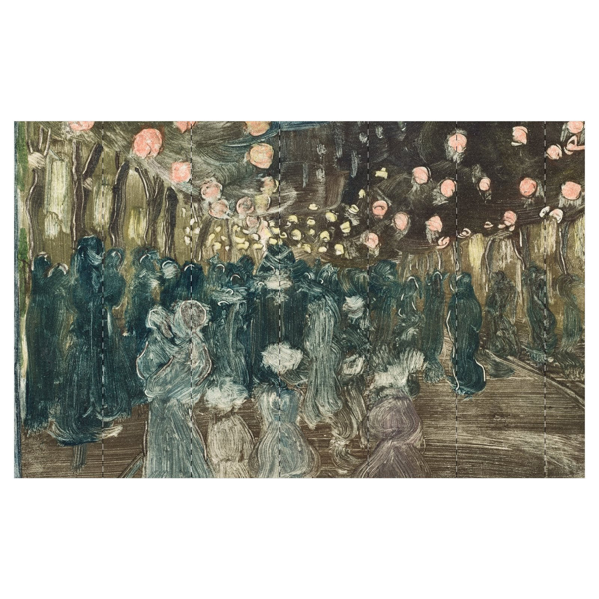 O’Reilly ‘Pompon’ Panoramic Wall Mural