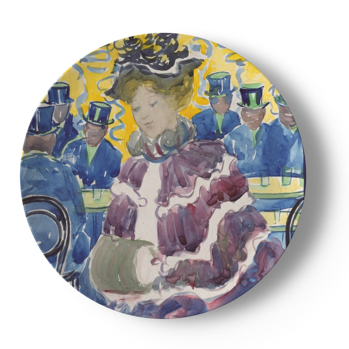Statement 12.5” O’Reilly ‘High Tea’ Decorative Plate