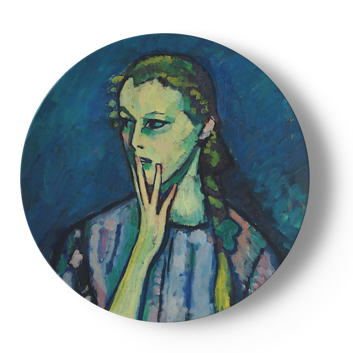 Statement 12.5” O’Reilly ‘Ponder’ Decorative Plate